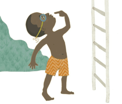 Personaje de carte pentru copii - Jabari din Jabari Jumps