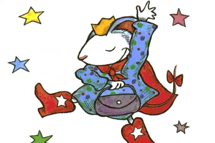 Personaje din carti pentru copii - Lilly din Poseta de plastic violet a lui Lilly