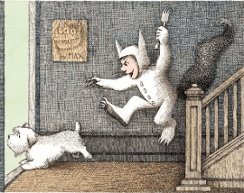 personaje din carti pentru copii- Max din Unde sunt lucrurile salbatice