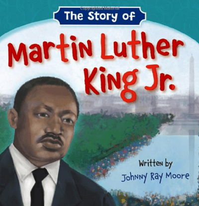Ilustratie de coperta a Povestea lui Martin Luther King Jr.