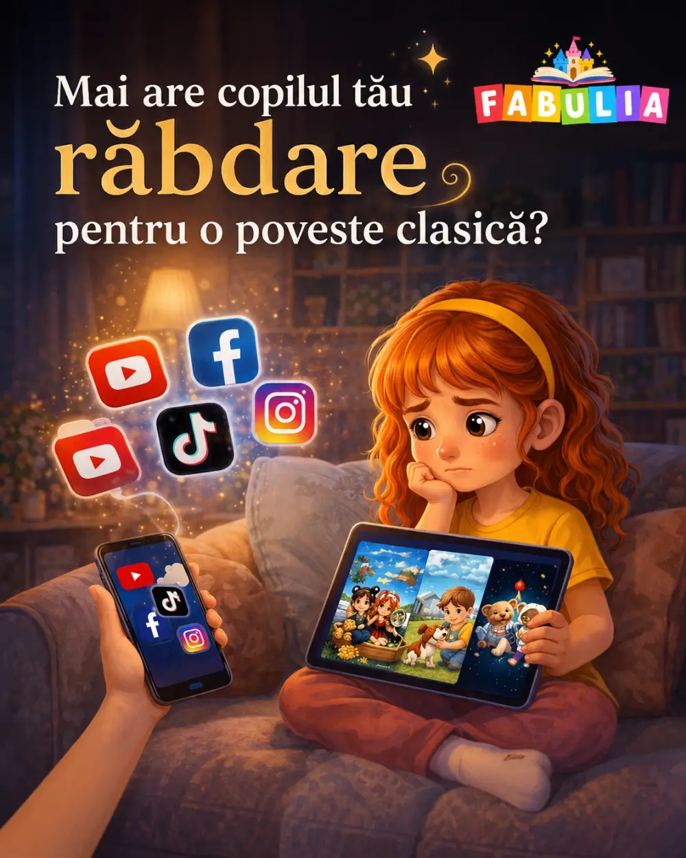 Povești pentru copii online: cum alegem un spațiu digital mai liniștit și sigur